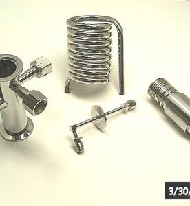 Electropolished I.D. & O.D. of High Purity Fittings