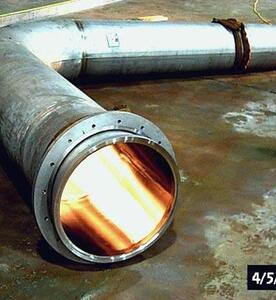Electropolished Interior Diameter of Paper Mill Pipe
